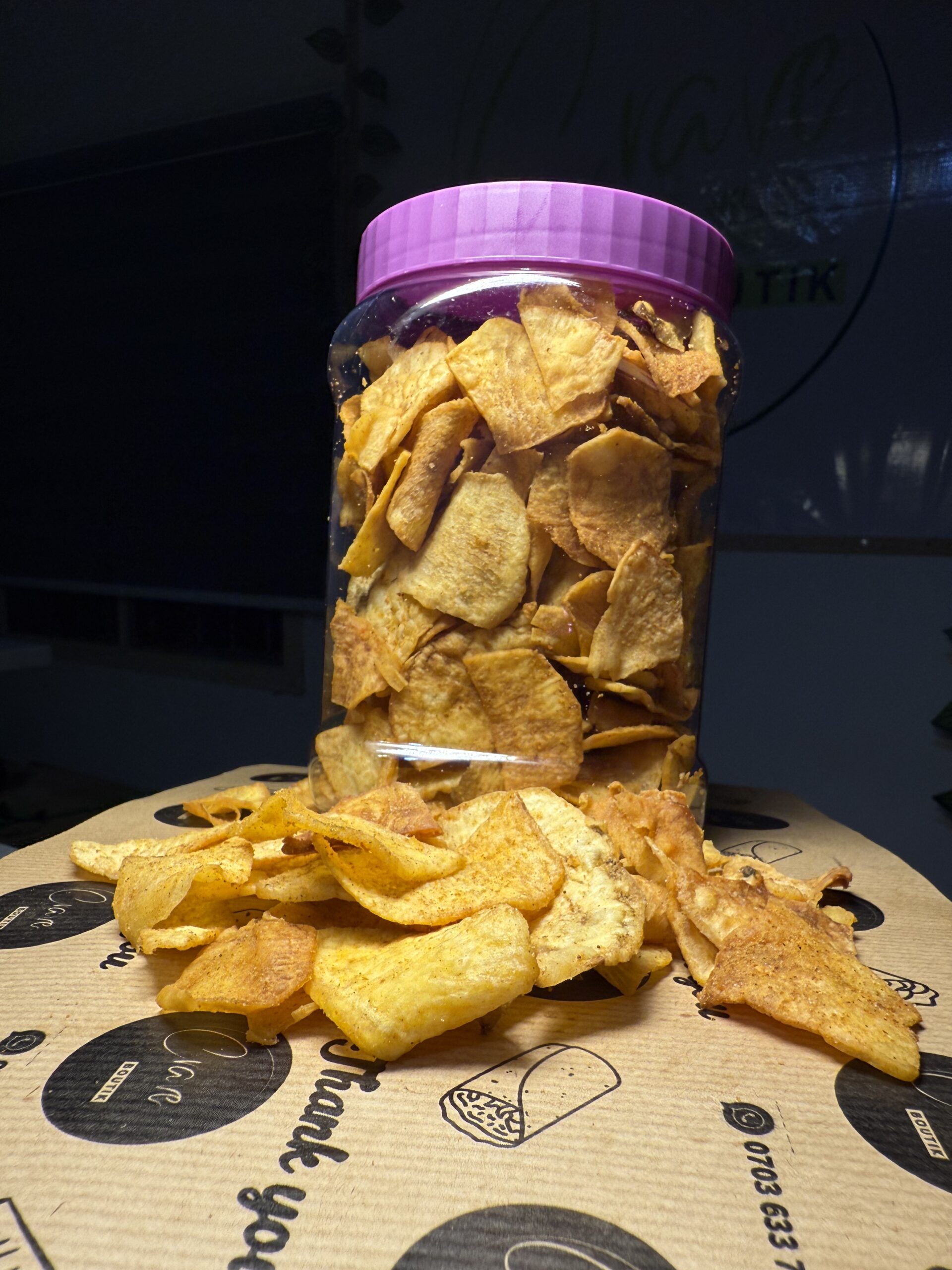 SWEET POTATO CHIPS (SALT)